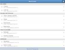 Tablet Screenshot of mavricni-forum.net